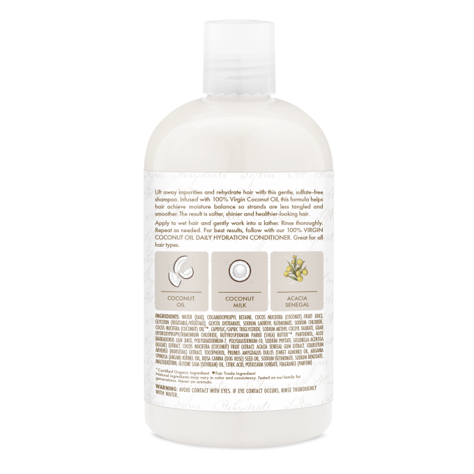 100% Virgin Coconut Oil Daily Hydration Shampoo