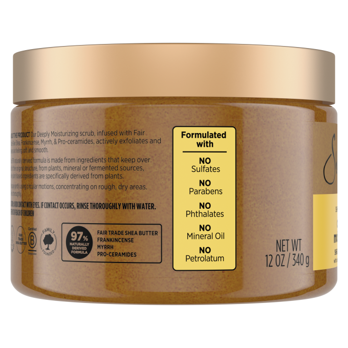 Raw Shea Butter Deeply Moisturizing Shea Sugar Scrub