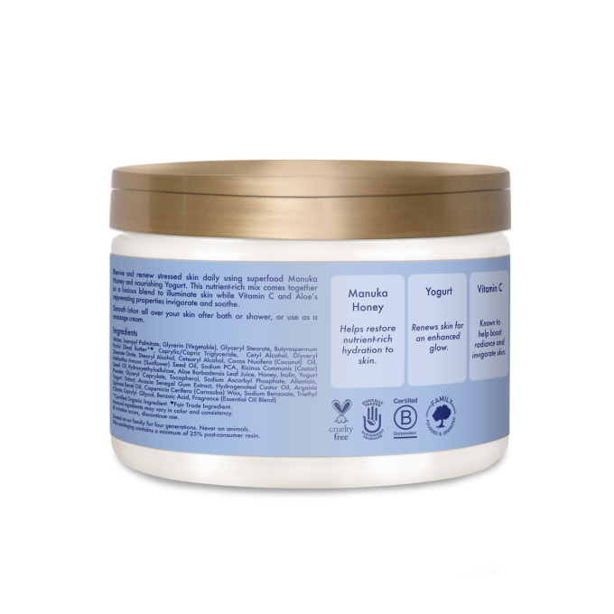 Manuka Honey & Yogurt Skin Renewal Recipe Body Yogurt Moisturizer