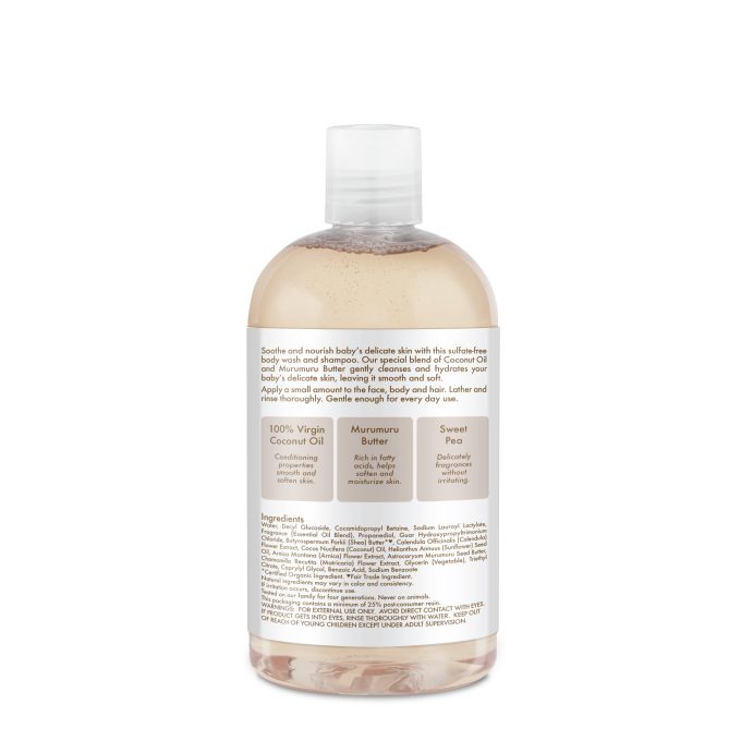 100% Virgin Coconut Oil Baby Wash & Shampoo